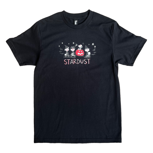 Stardust Skate Shop Halloween 2025 Tee 045 Black / White / Bright Red / Black