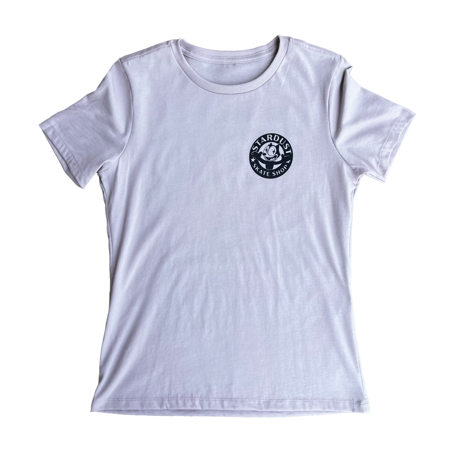 Stardust Skate Shop Felix Women's Relaxed Jersey Tee 012 Pink Gravel / Black