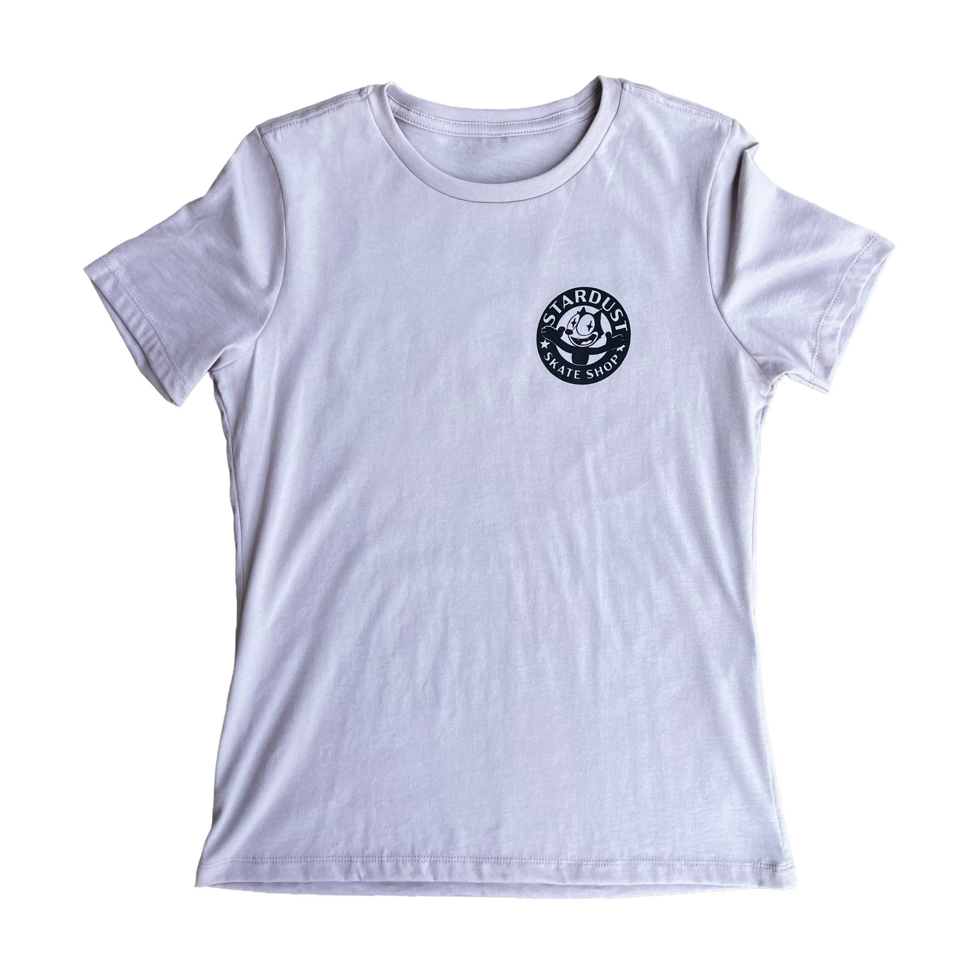 Stardust Skate Shop Felix Women's Relaxed Jersey Tee 012 Pink Gravel / Black