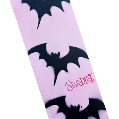 Stardust Tri-Bat Wanderlust Deck 048 8.75" (Standard Cut) Gloss Black / Metallic Silver / Bright Red
