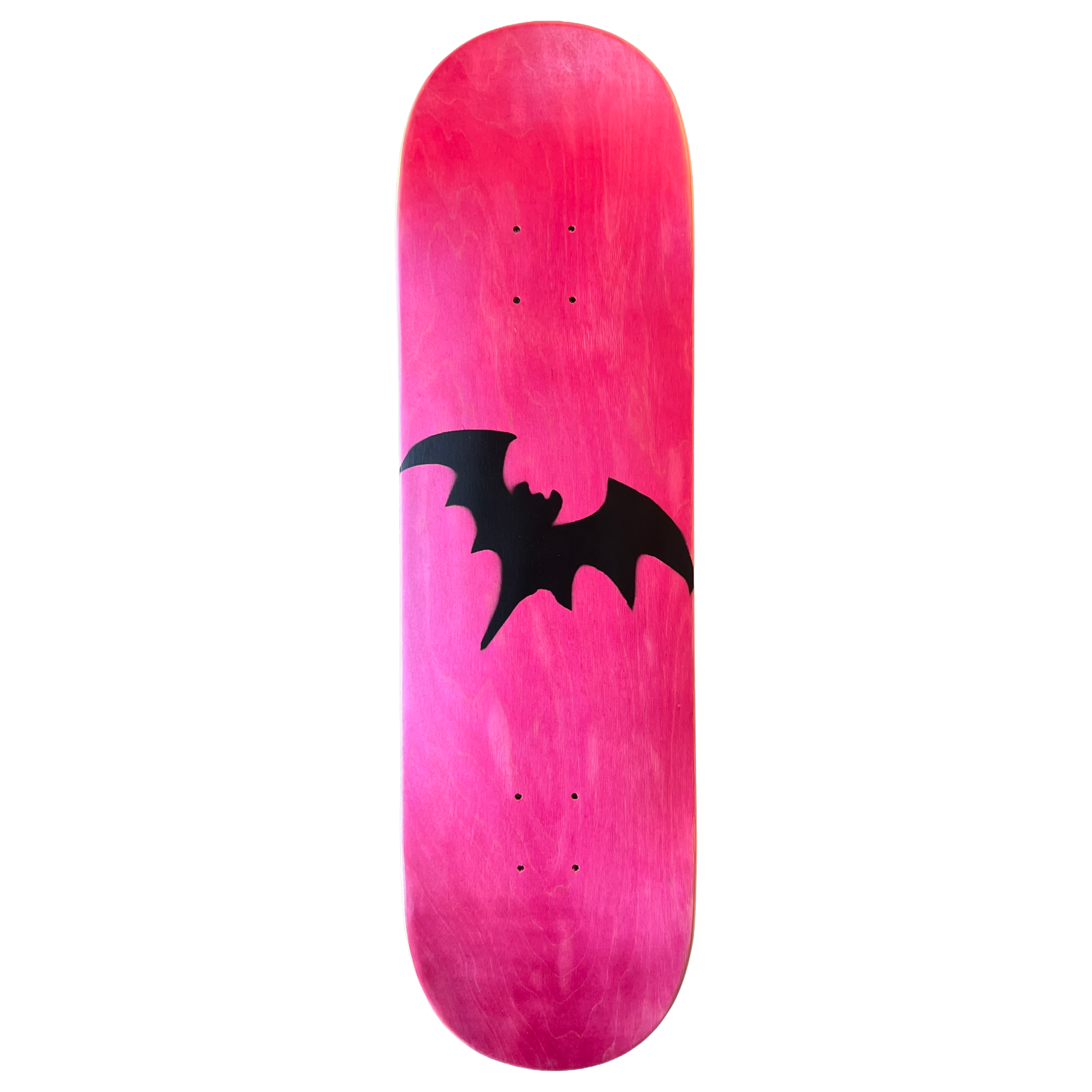Stardust Pink Veneer / Matte Black Bat Deck 041 8.75" (Standard Cut)