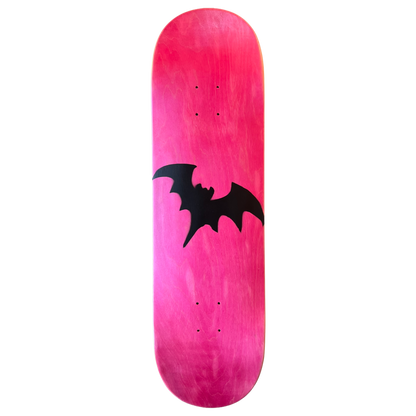 Stardust Pink Veneer / Matte Black Bat Deck 041 8.75" (Standard Cut)