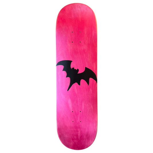 Stardust Pink Veneer / Matte Black Bat Deck 041 8.75" (Standard Cut)