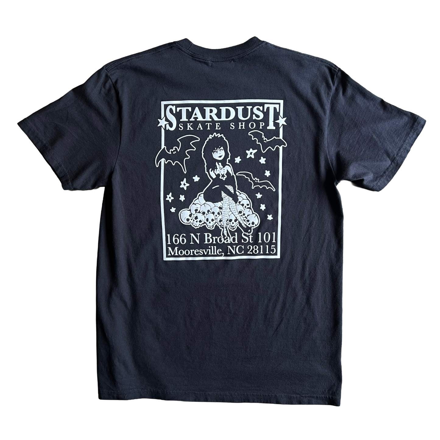 Stardust "Goth Girl" Garment-Dyed Tee 033.3 Black / White
