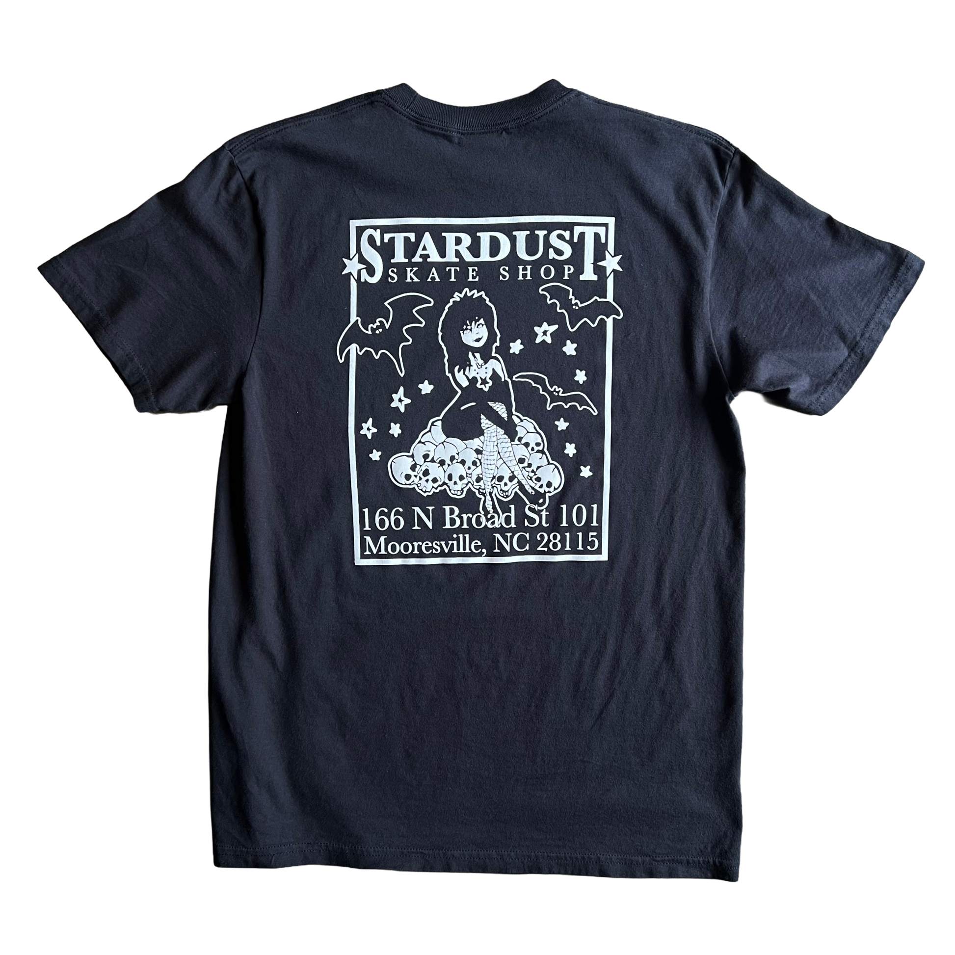 Stardust "Goth Girl" Garment-Dyed Tee 033.3 Black / White