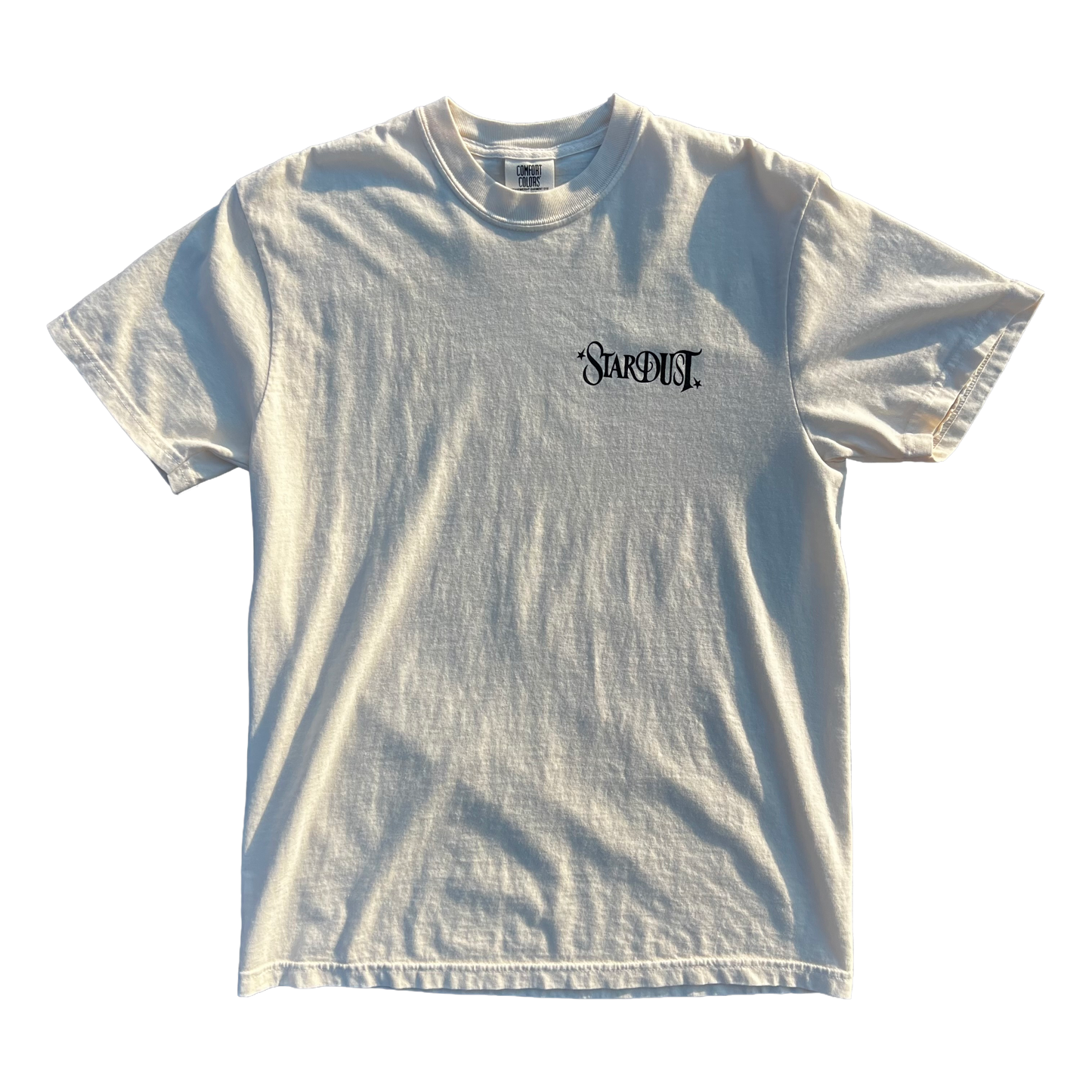 Stardust Skate Shop Five Years Garment-Dyed Tee 050 Ivory / Black