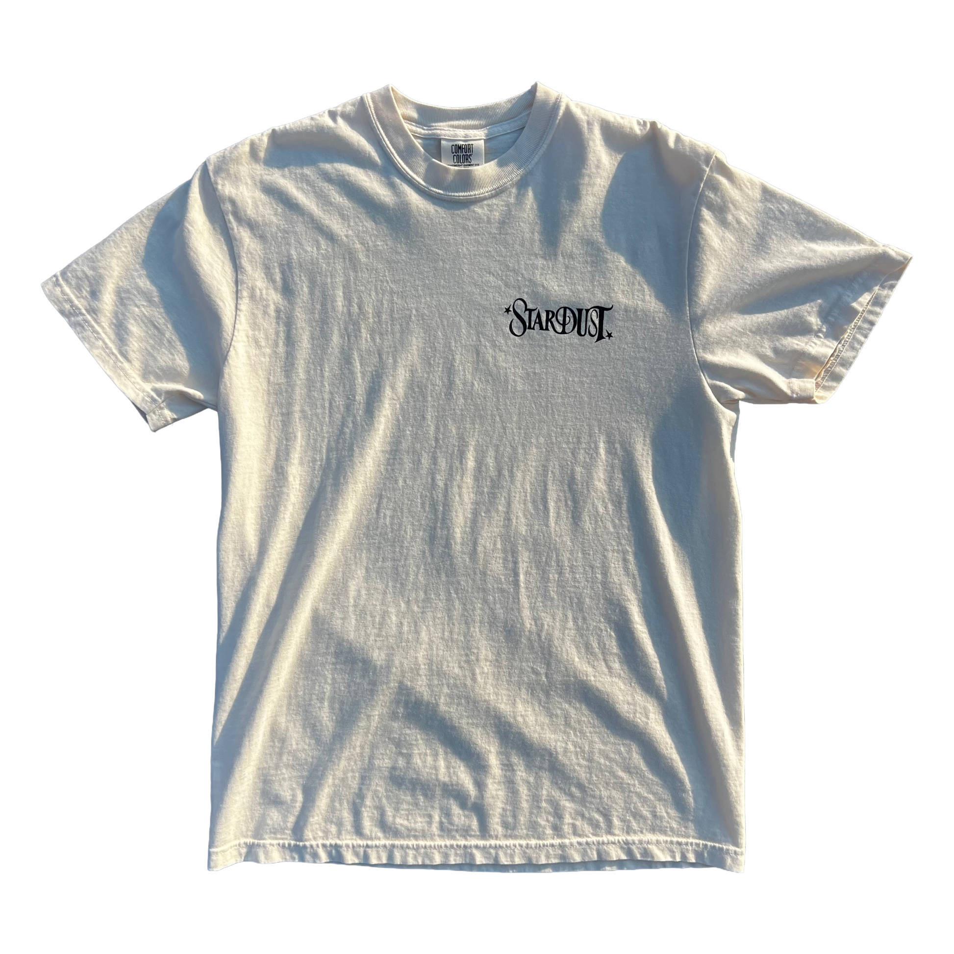 Stardust Skate Shop Five Years Garment-Dyed Tee 050 Ivory / Black