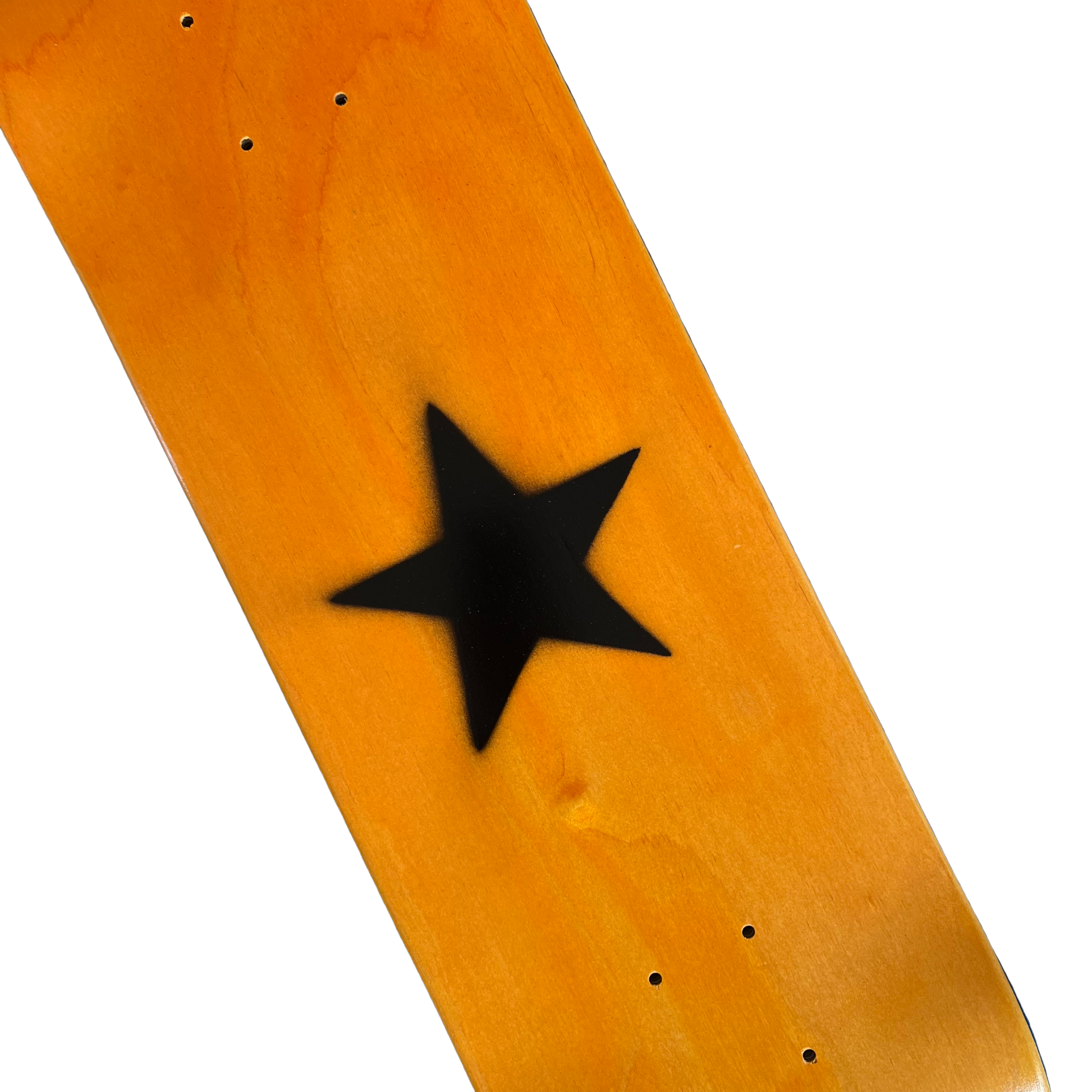 Stardust Matte Black Star Deck 8.38" Orange Veneer