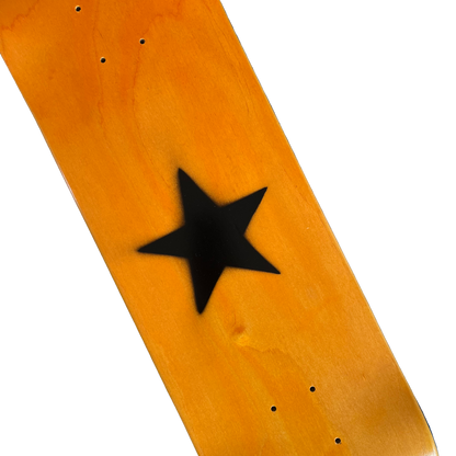 Stardust Matte Black Star Deck 8.38" Orange Veneer