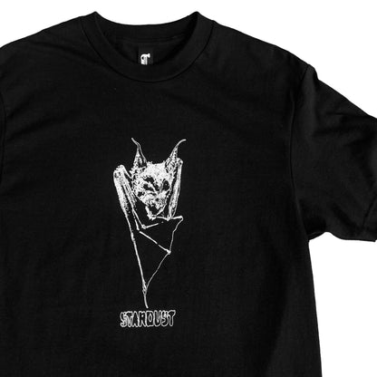 Stardust Skate Shop Gothic Bat Tee 046 Black / White
