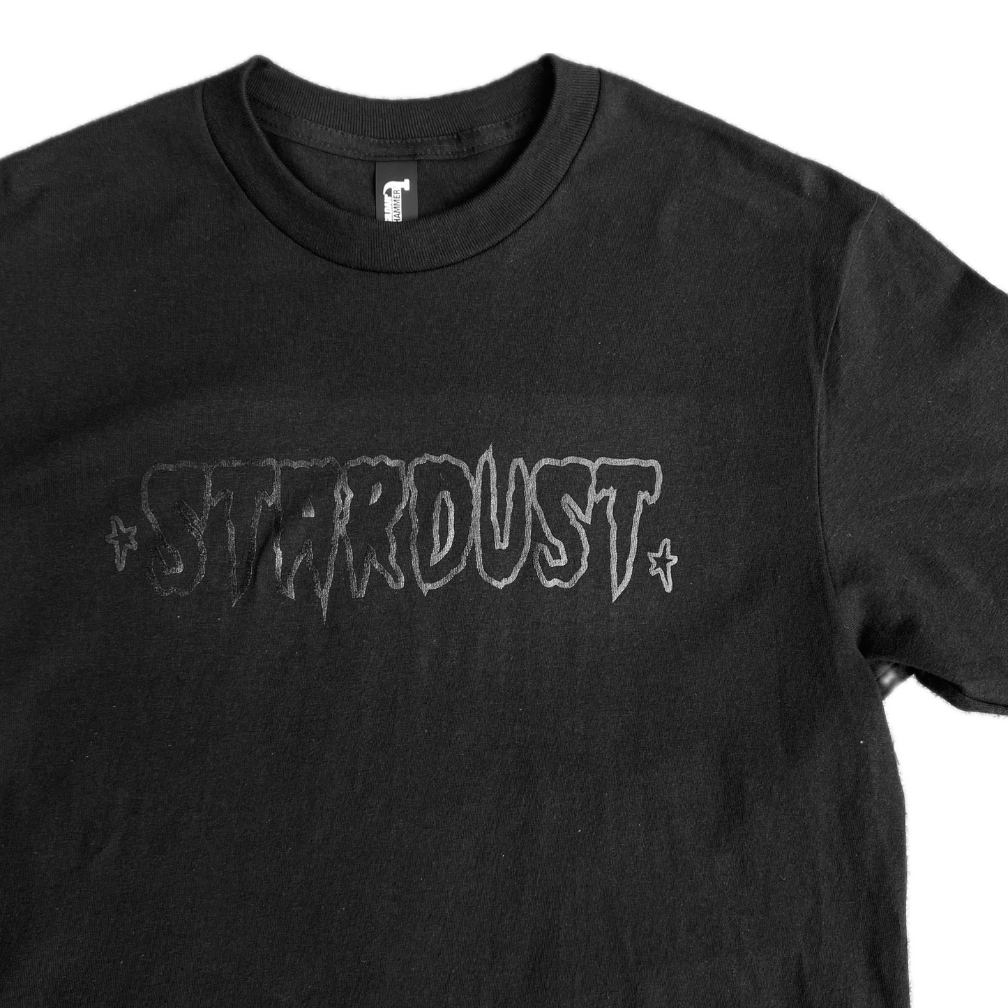 Stardust Skate Shop Cramps Text Tee 044 Black / Black