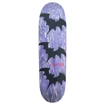 Stardust Tri-Bat Wanderlust Egg Shaped Deck 8.5" Purple Veneer / Flat Black / Bright Red