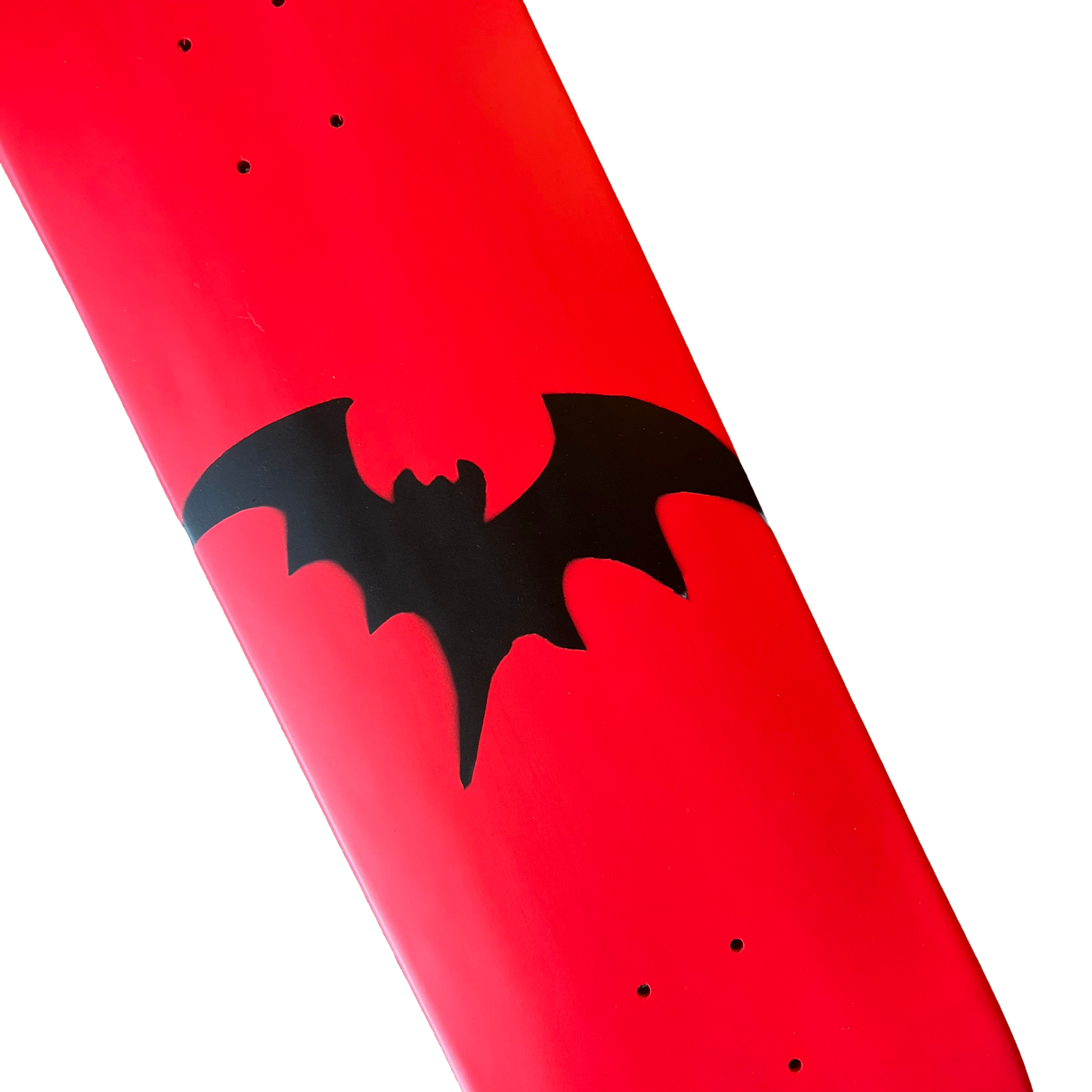 Stardust Full Bright Red / Matte Black Bat Deck 041 8.5" (Full Cut)