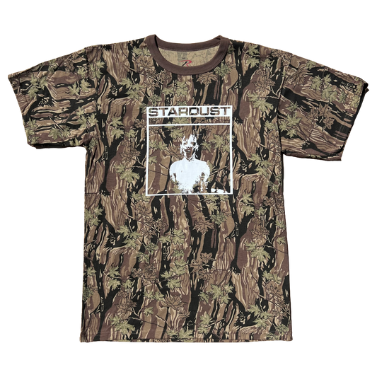 Stardust Skate Shop Mask Tee 023 Smokey Branch Camo / White