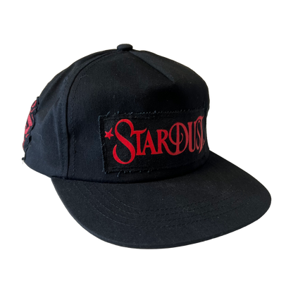 Stardust Patch Mash Ups Snapback Hat Wanderlust II 022 & Felix 012 Black / Bright Red