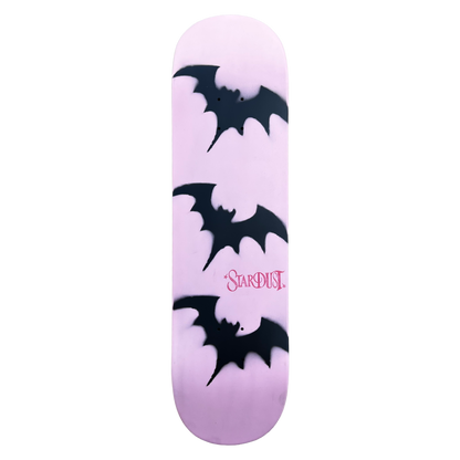 Stardust Tri-Bat Wanderlust Deck 048 8.75" (Standard Cut) Gloss Black / Metallic Silver / Bright Red