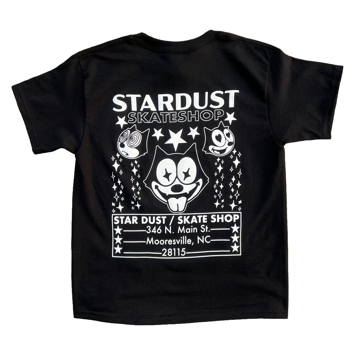 Stardust Skate Shop Felix Youth Tee 012 Black / White
