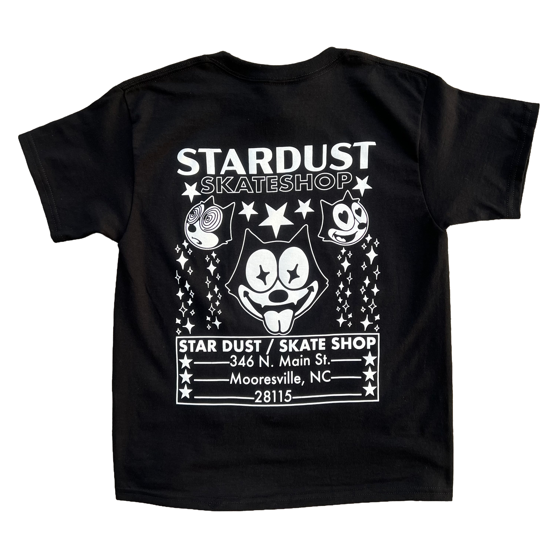 Stardust Skate Shop Felix Youth Tee 012 Black / White