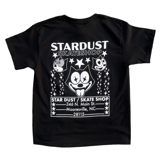 Stardust Skate Shop Felix Youth Tee 012 Black / White