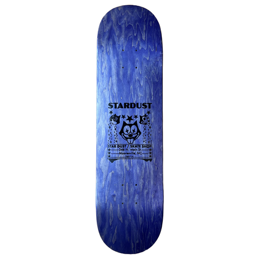 Stardust Felix 012 Twin Tip Deck 8.25" Purple Stain / Matte Black (Screenprinted)