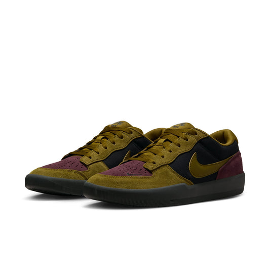 Nike SB Force 58 Black / Olive Flak - Burgundy Crush - Off Noir DV5477-008