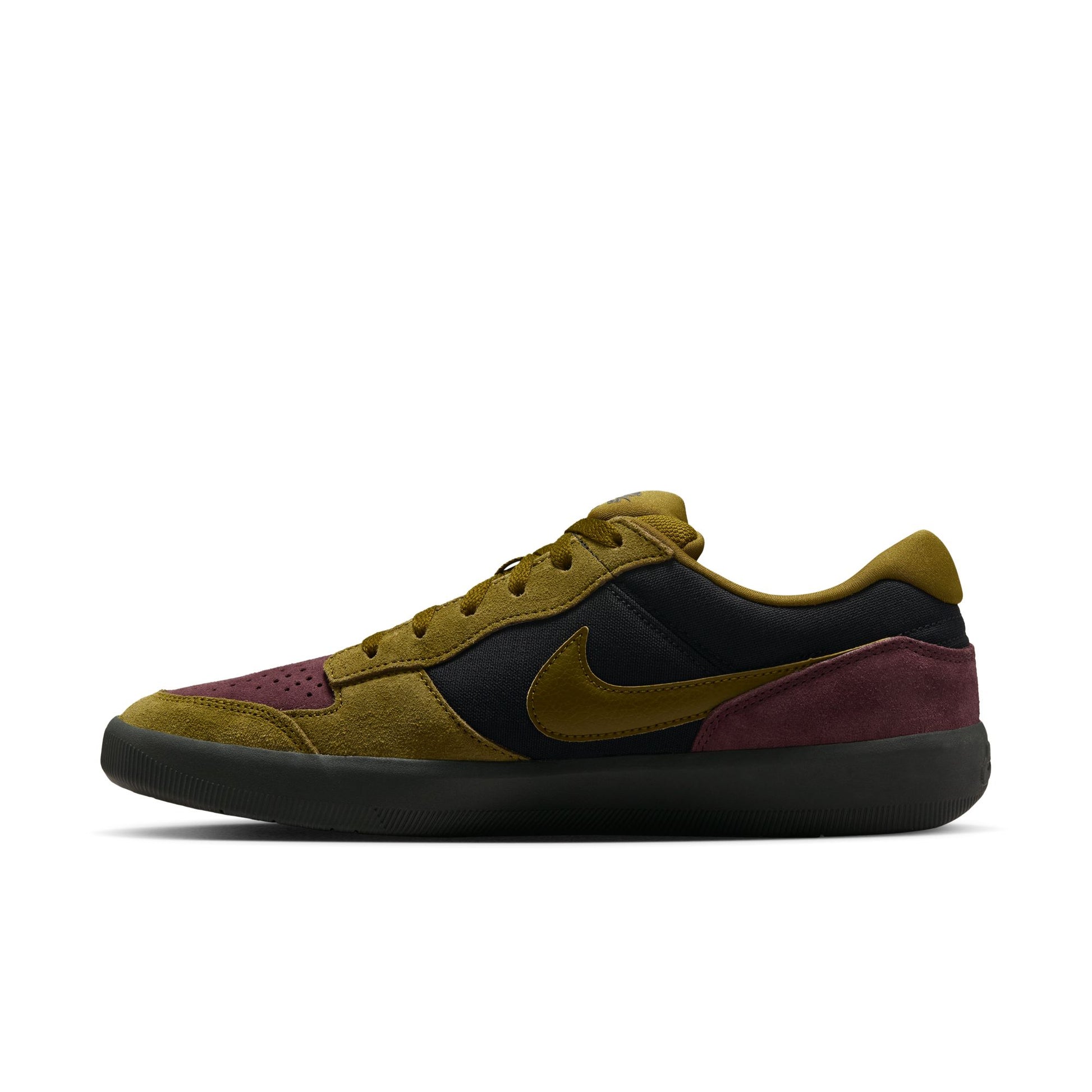 Nike SB Force 58 Black / Olive Flak - Burgundy Crush - Off Noir DV5477-008