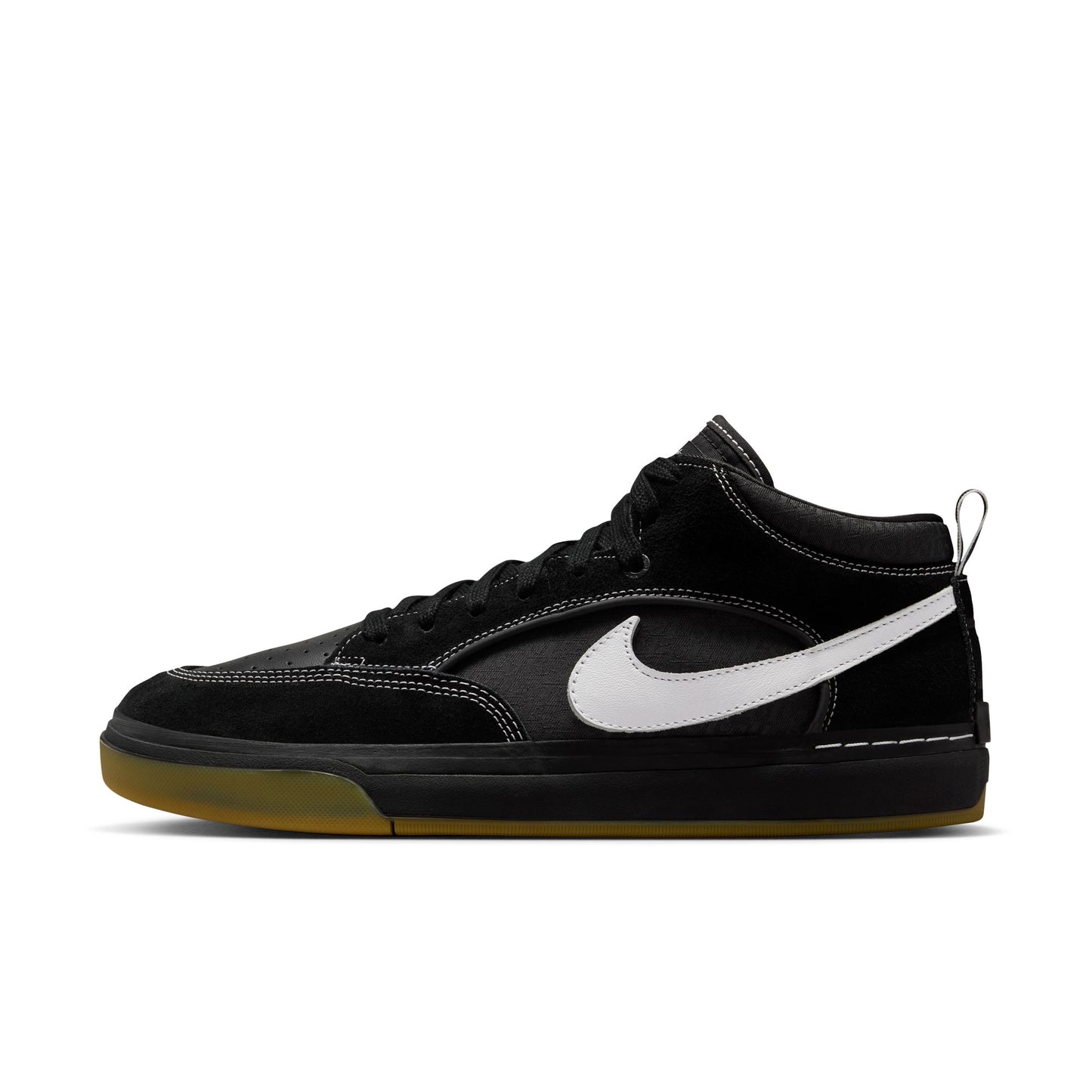Nike SB React Leo Baker Black / White - Black - Gum Light Brown DX4361-005