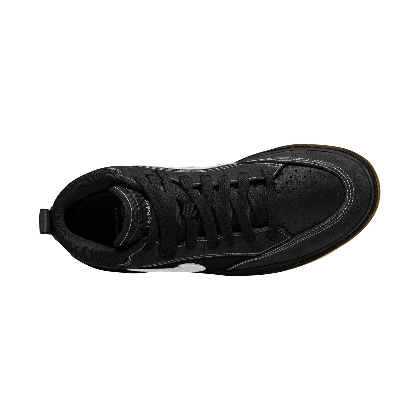 Nike SB React Leo Baker Black / White - Black - Gum Light Brown DX4361-005