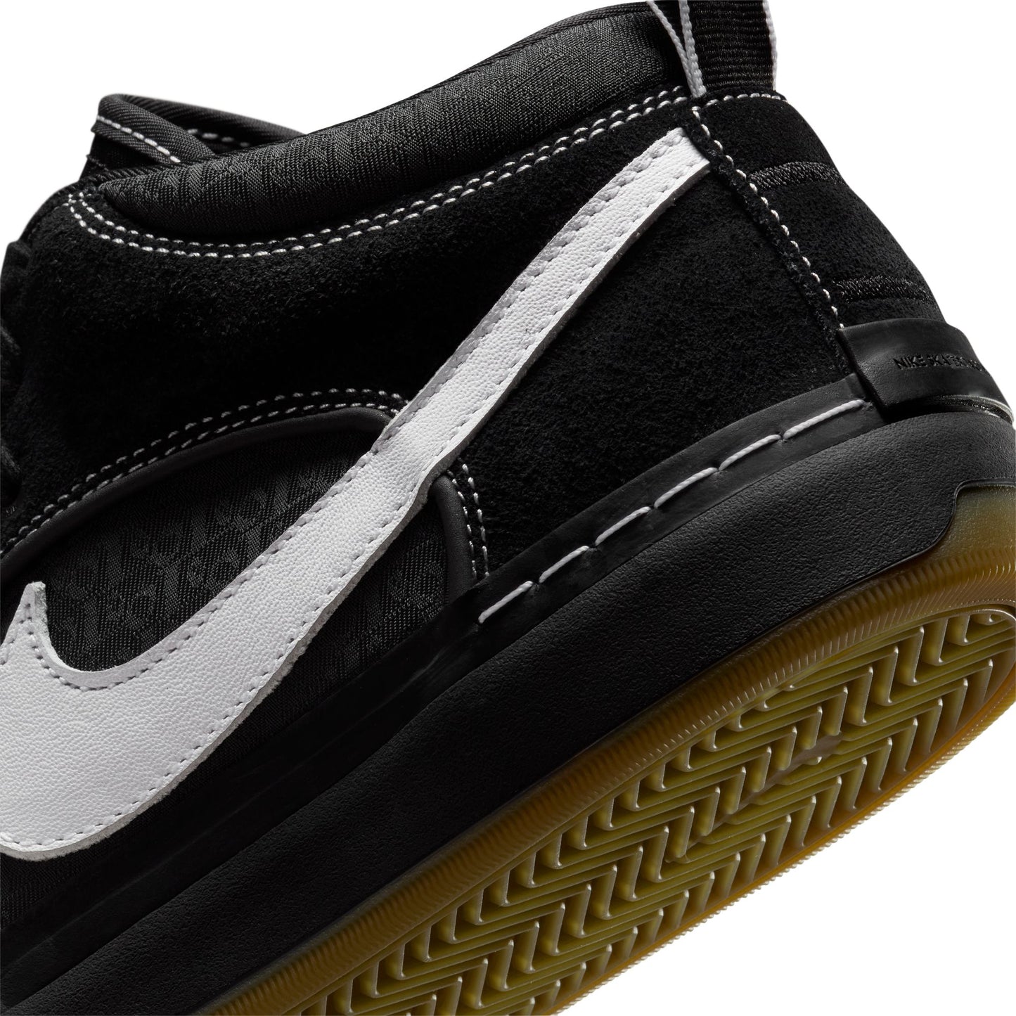 Nike SB React Leo Baker Black / White - Black - Gum Light Brown DX4361-005