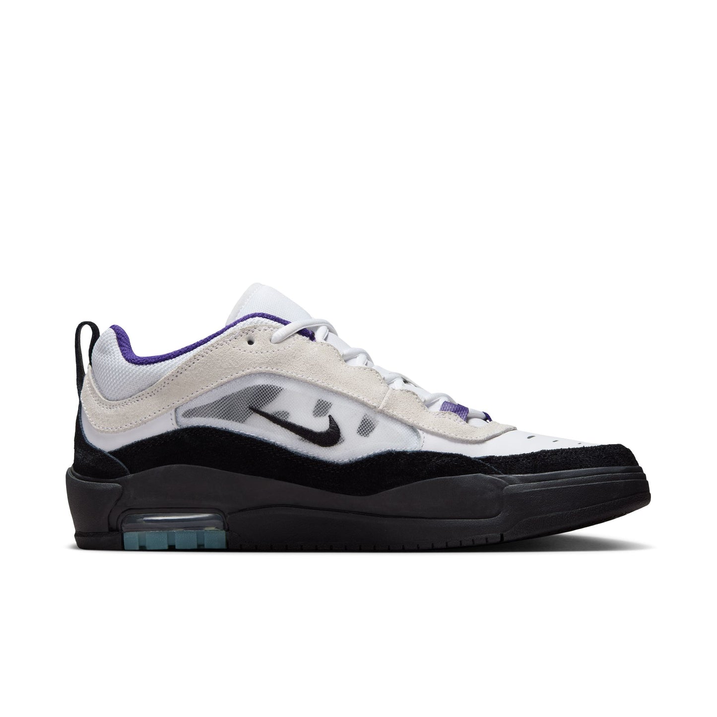Nike SB Air Max Ishod Wair White / Black - Court Purple - Black FB2393-104
