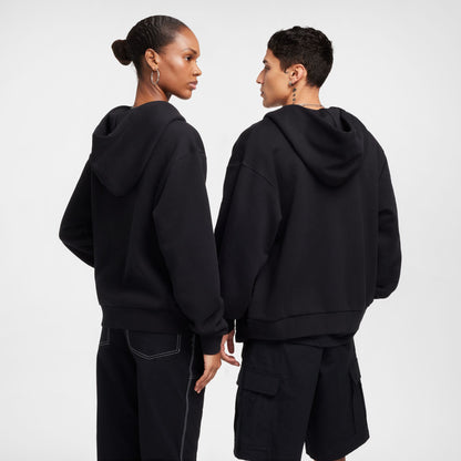 Nike SB Full Zip Fleece Skate Hoody Black / White FZ8796-010