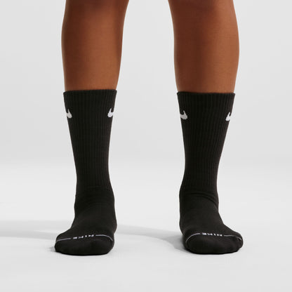 Nike Everyday Elevated Crew Socks 6 - Pack Black / White HQ8021-902