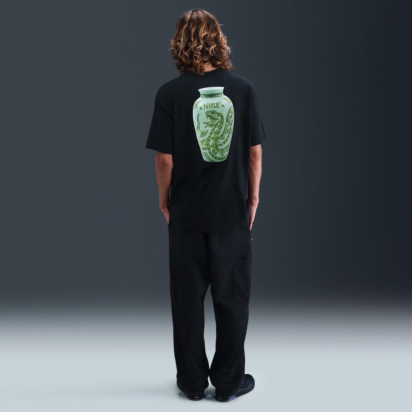 Nike SB Max90 "Vase" Skate T-Shirt Light Black HV2201-010
