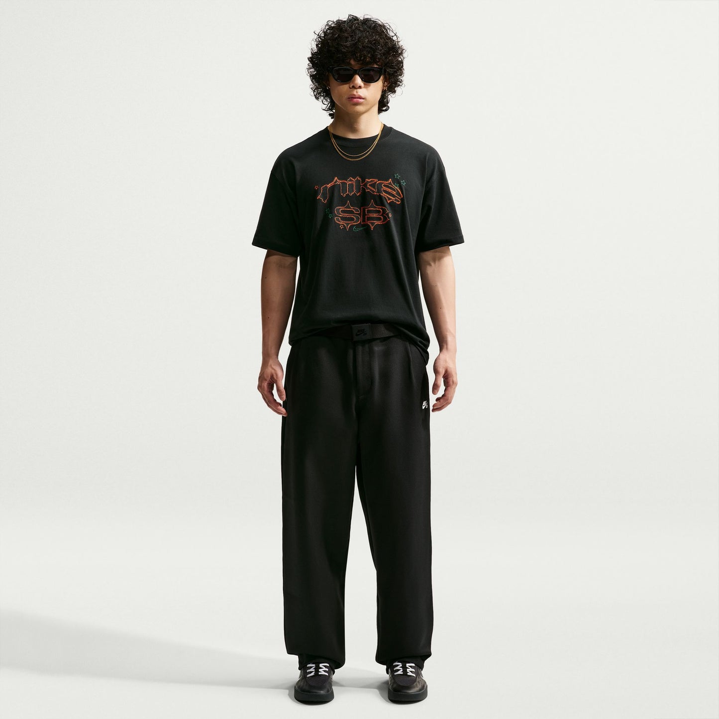 Nike SB Goth Logo Skate T-Shirt Black IM4428-010