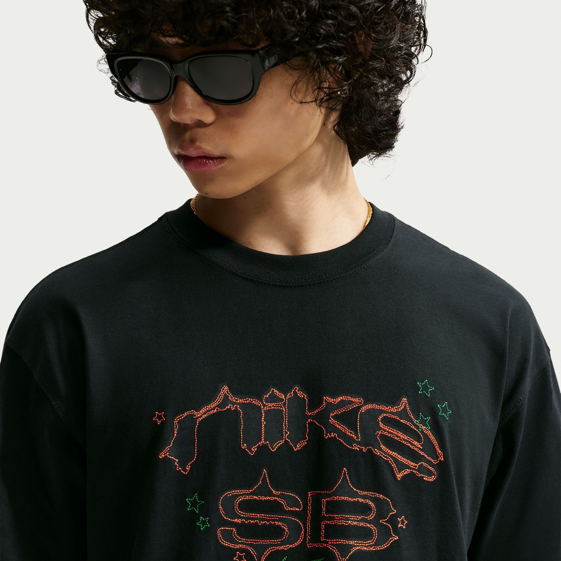 Nike SB Goth Logo Skate T-Shirt Black IM4428-010