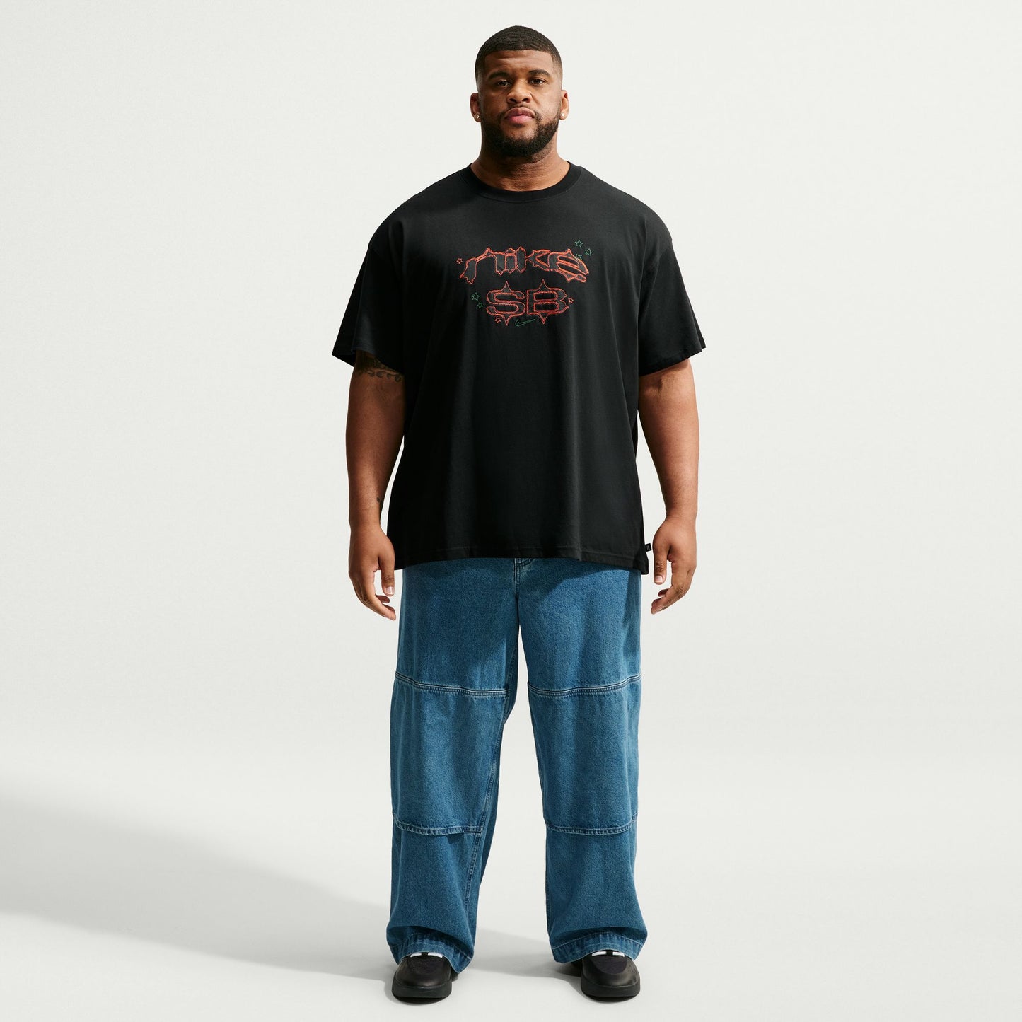 Nike SB Goth Logo Skate T-Shirt Black IM4428-010