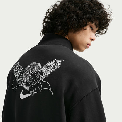 Nike SB FC Skate 1/2 Zip Fleece Crewneck Sweatshirt Black IM5463-010