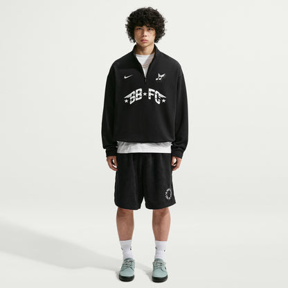 Nike SB FC Skate 1/2 Zip Fleece Crewneck Sweatshirt Black IM5463-010