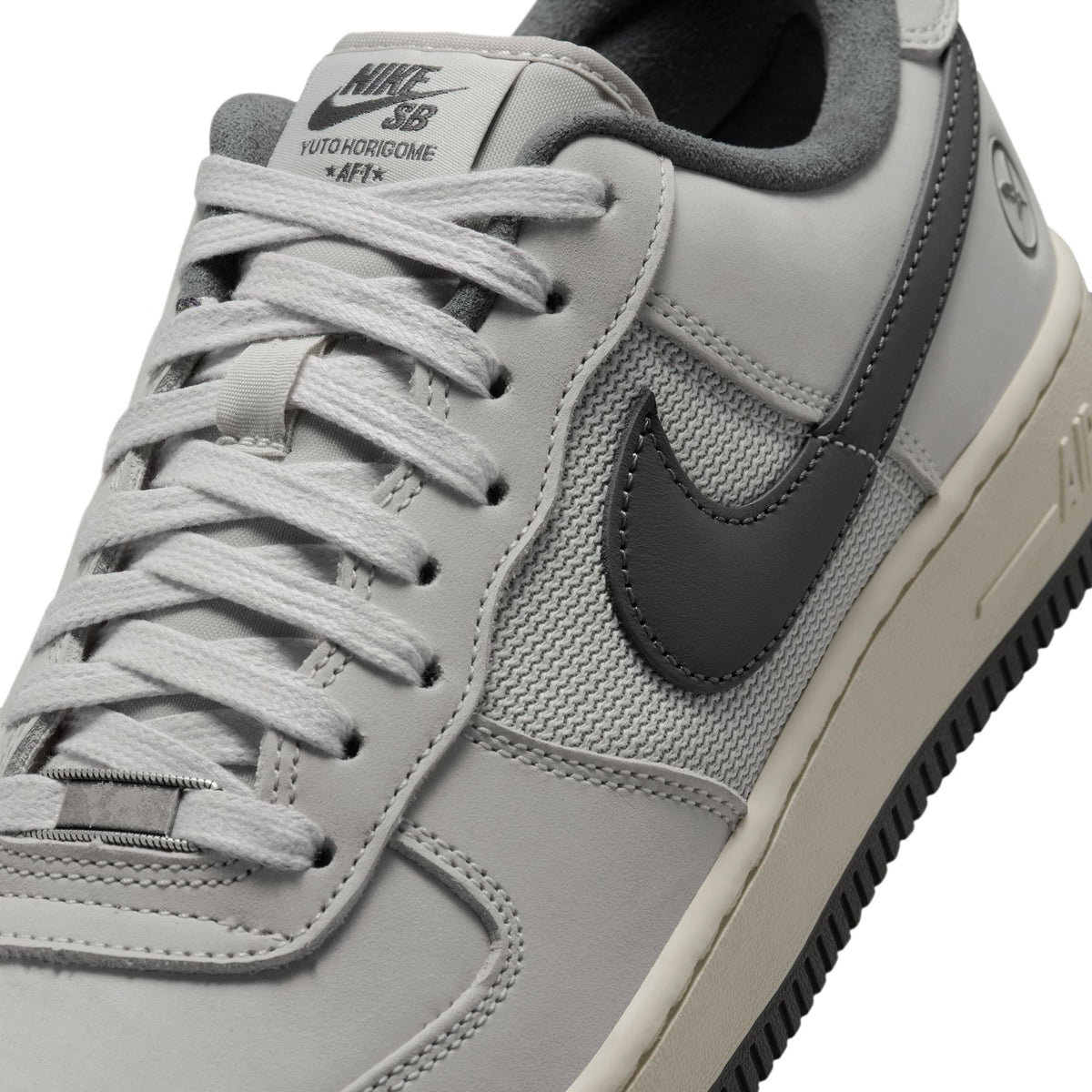 Nike SB Air Force 1 x Yuto Horigome White / Iron Grey - White - Coconut Milk IO8439-100