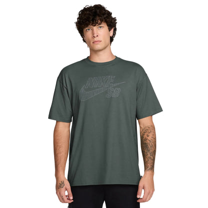 Nike SB Woodgrain Graphic Skate T-Shirt Dark Green IQ1372-303