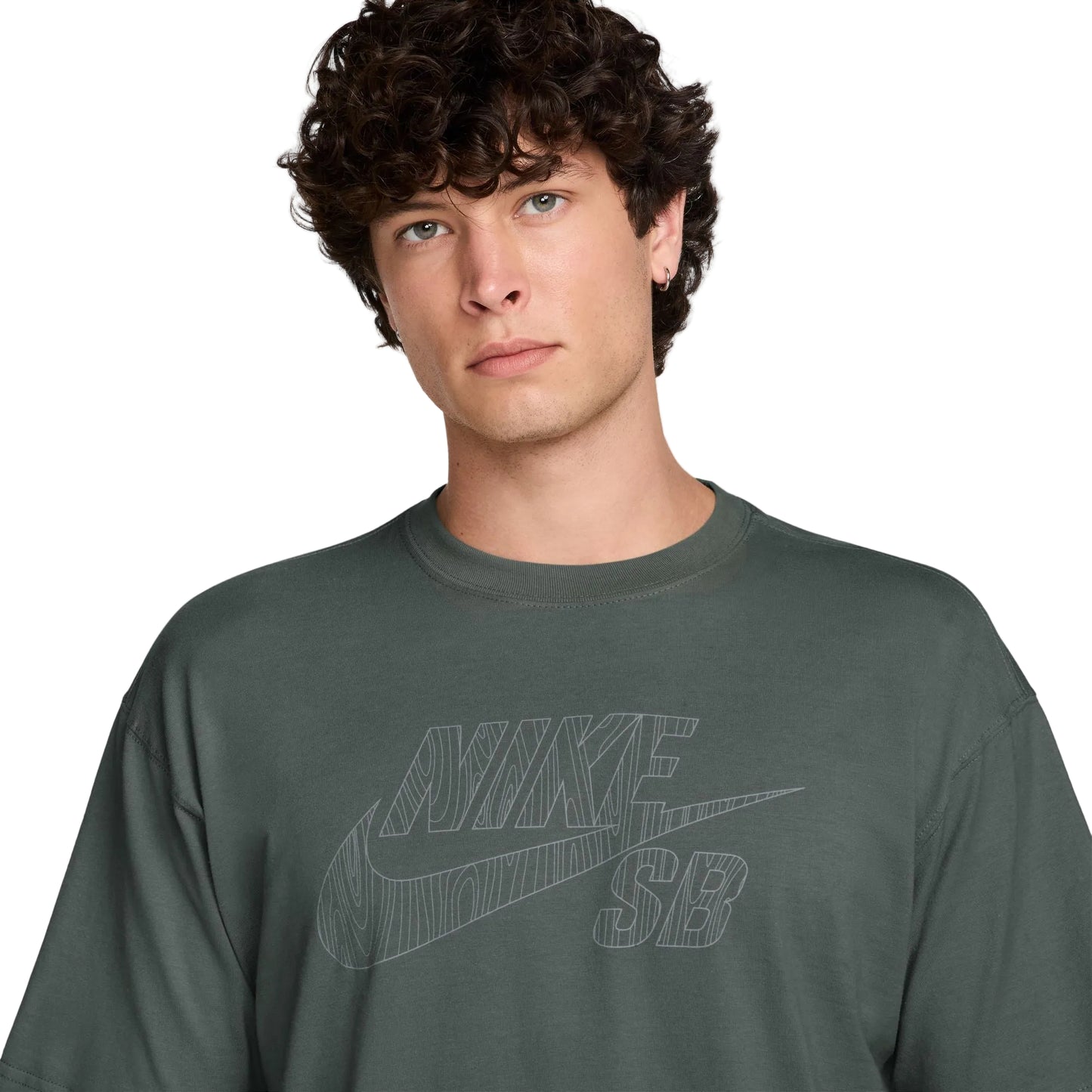 Nike SB Woodgrain Graphic Skate T-Shirt Dark Green IQ1372-303