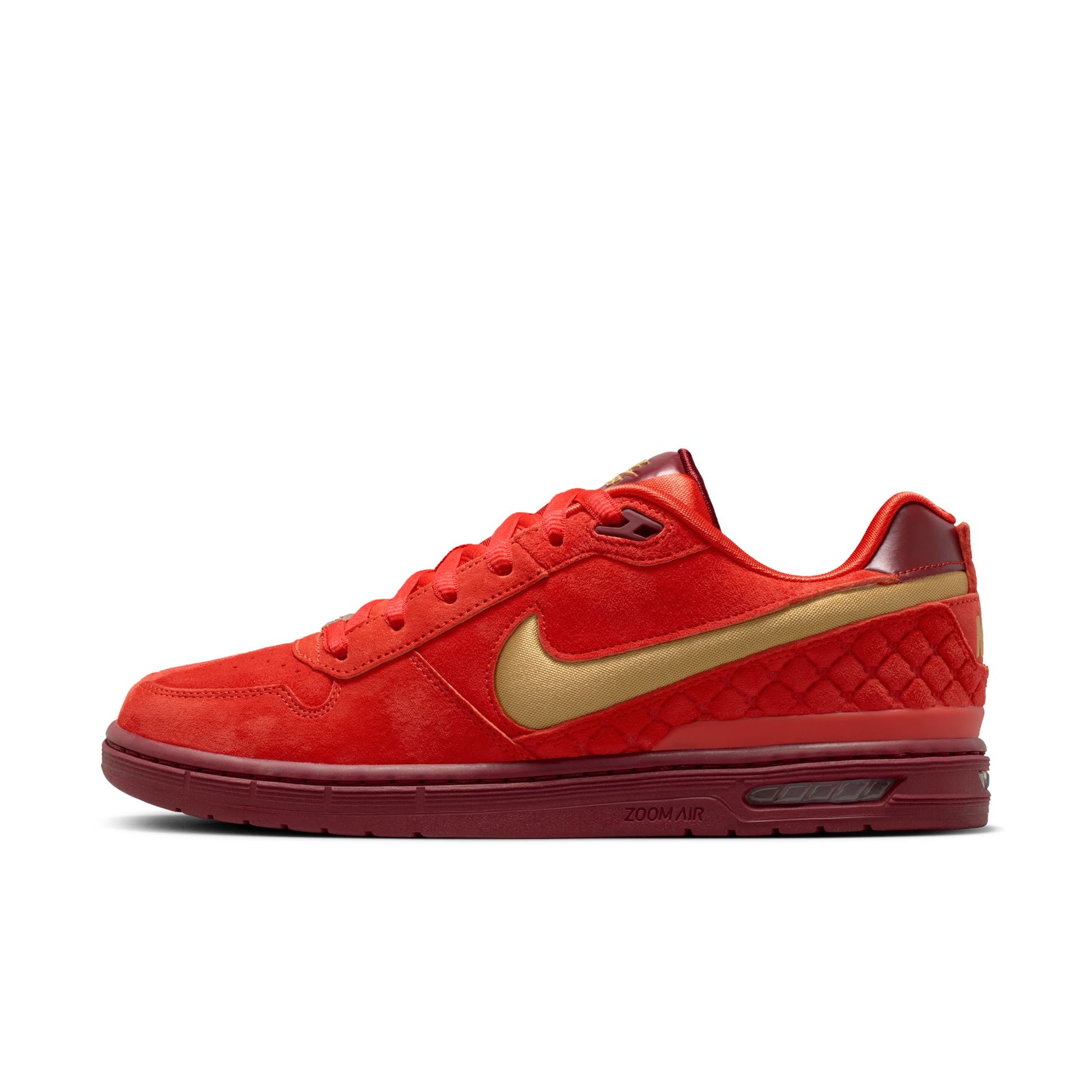 Nike SB Zoom Air Paul Rodriguez Low Habanero Red / Club Gold - Team Red IQ5648-600