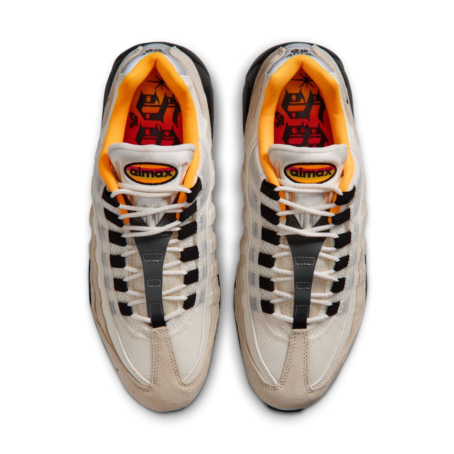 Nike SB Air Max 95 WCP "Club 58" Sail / Black - Laser Orange IQ8395-100