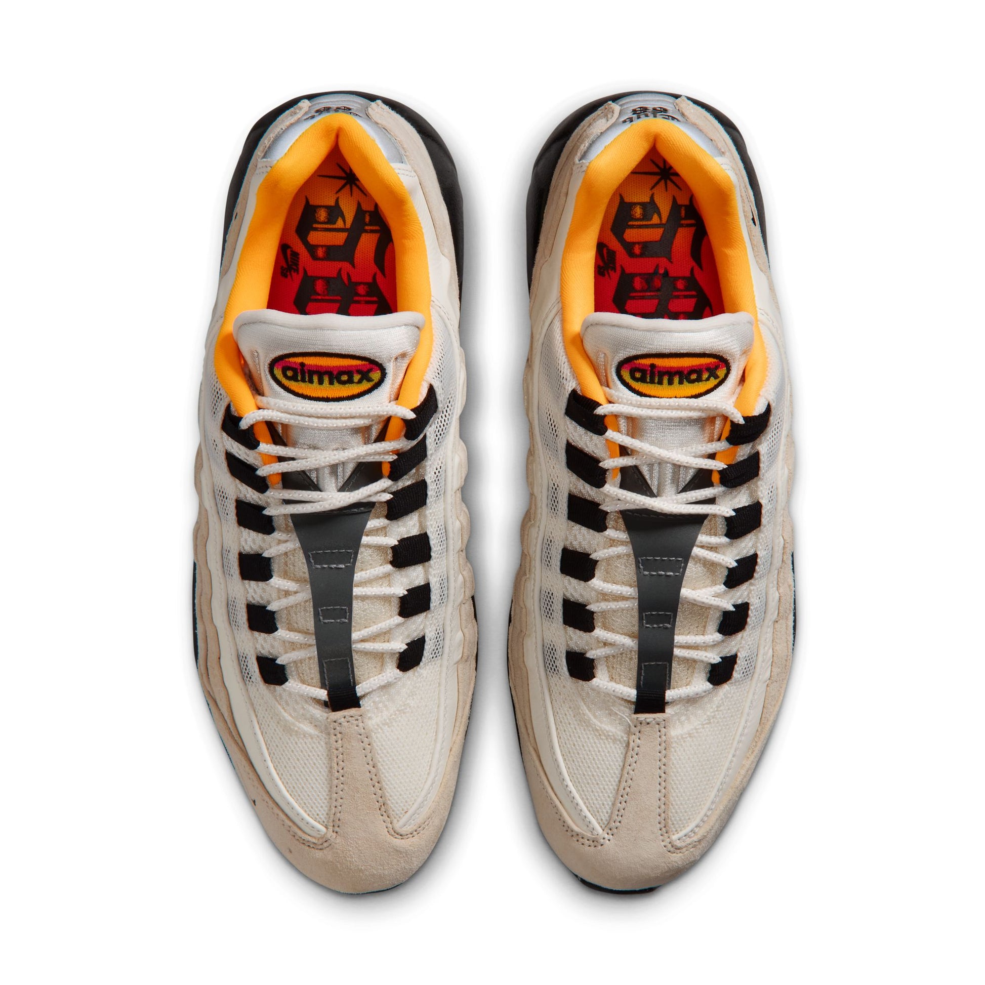 Nike SB Air Max 95 WCP "Club 58" Sail / Black - Laser Orange IQ8395-100