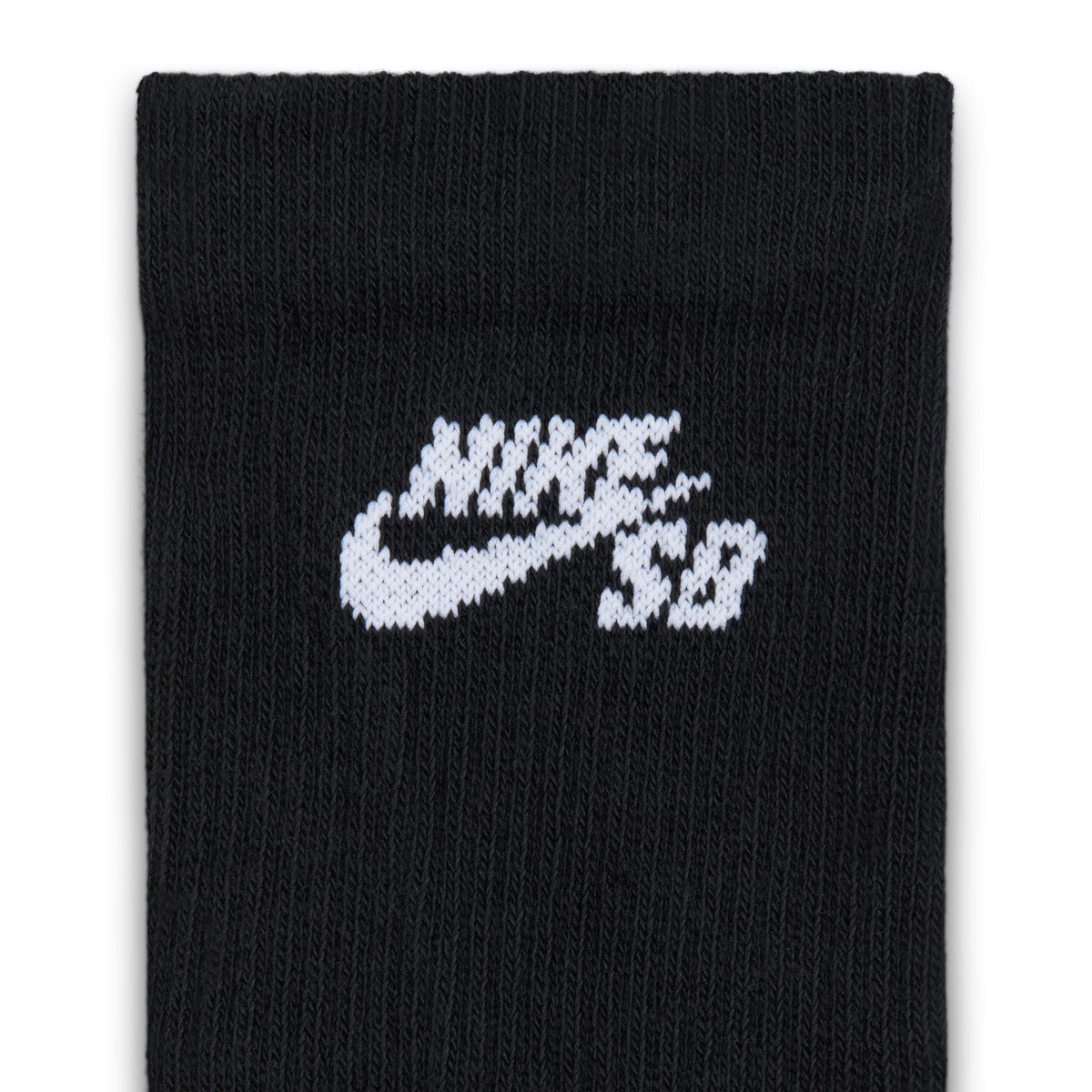 Nike SB Everyday Elevated Crew Socks 3 - Pack Black / White IR1328-900