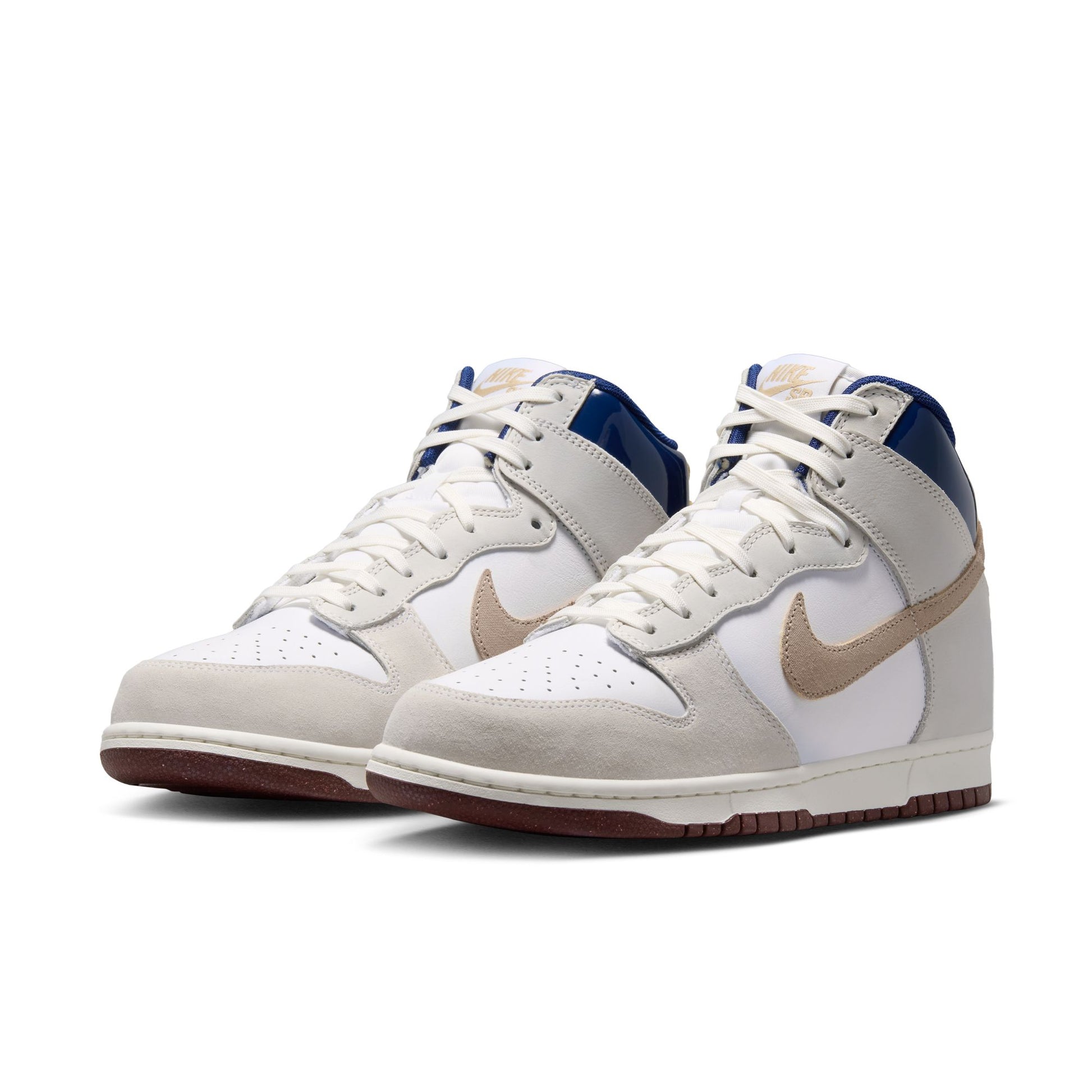 Nike SB Dunk High x Beyond Store White / Ivory - Sand Dune - Blue Void IU4491-100