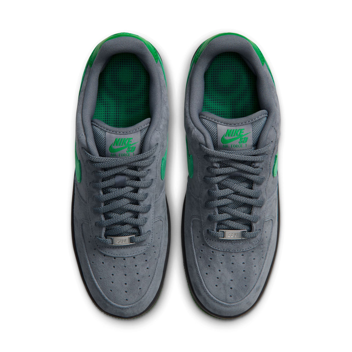 Nike SB Air Force 1 SE "City Pack" x Nocturnal Skate Shop Cool Grey / Court Green - Black - Court Green IV5289-003