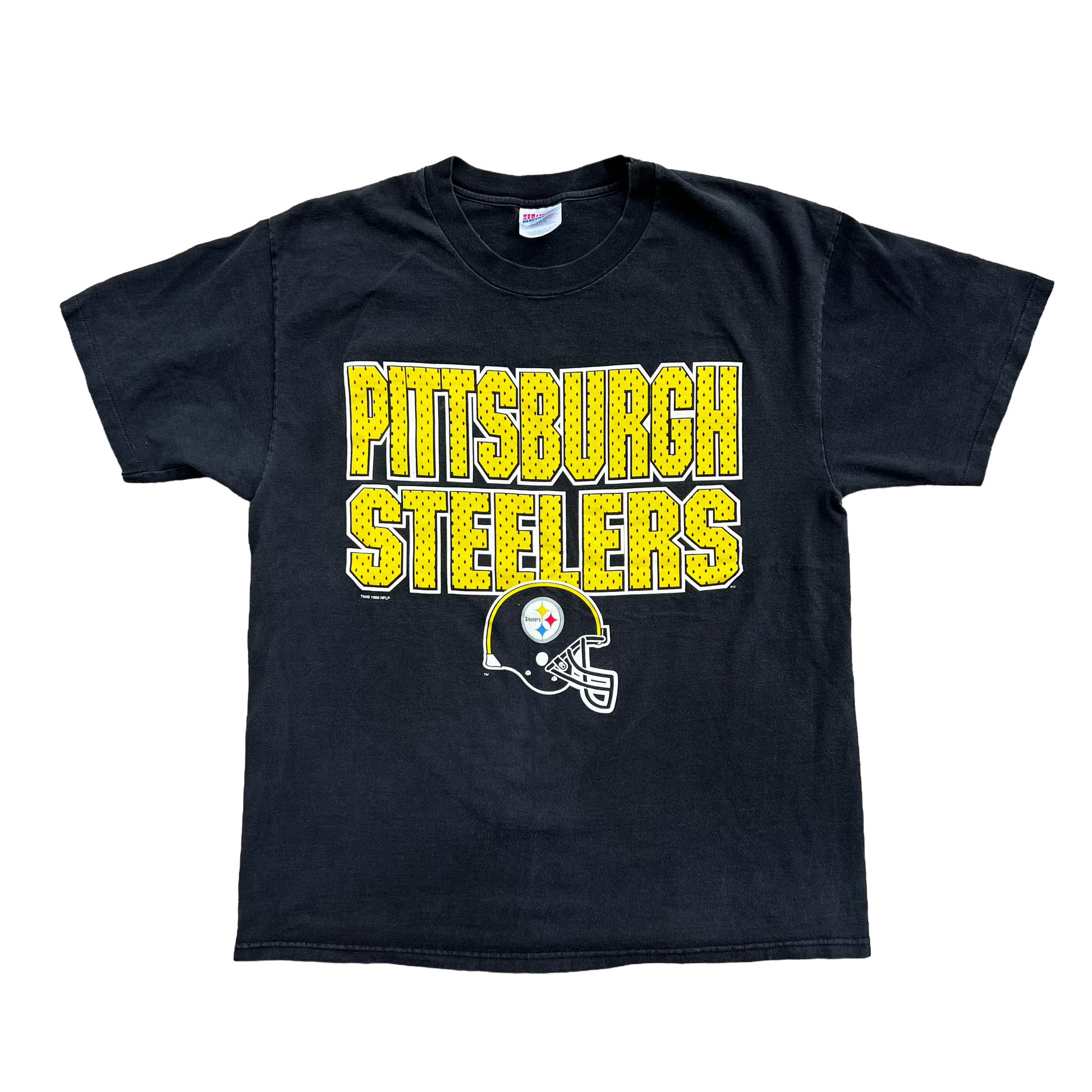 Vintage 1996 Pittsburgh Steelers Tee - Large - Black