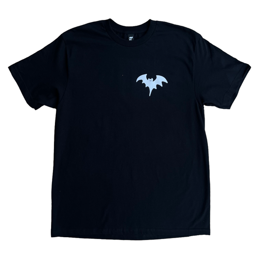 Stardust Skate Shop Bat Tee 041 Black / White