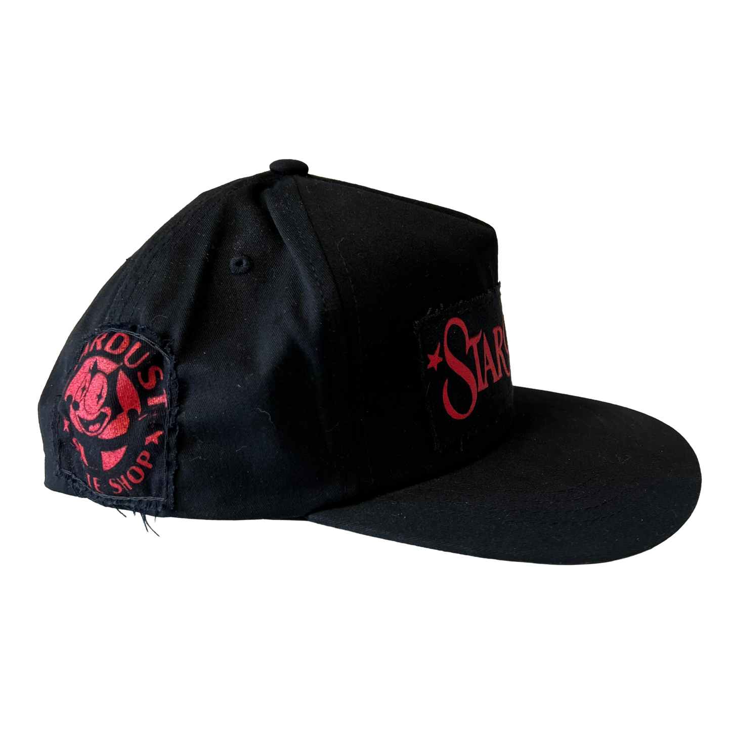 Stardust Patch Mash Ups Snapback Hat Wanderlust II 022 & Felix 012 Black / Bright Red